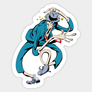 plastic man Sticker